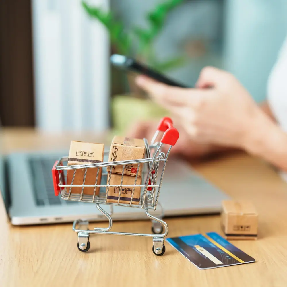 Handel i e-commerce foto